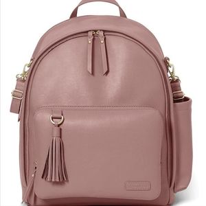 Vegan Leather Backpack/Diaper bag